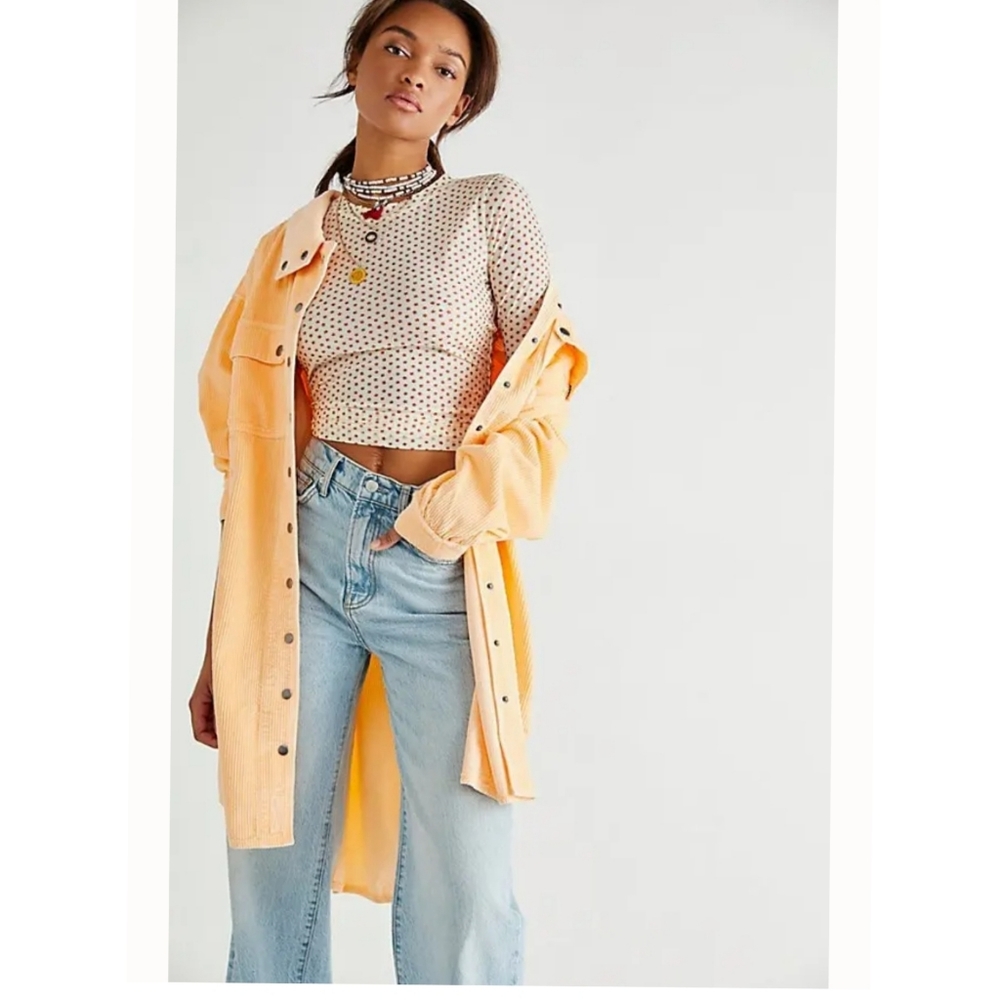 Free people Viena Cord Top Size L